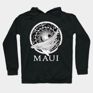 Humpback whales Shield of Maui Hoodie